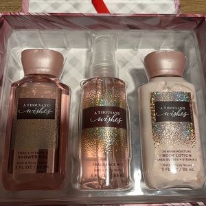 Thousand wishes gift set bath body works